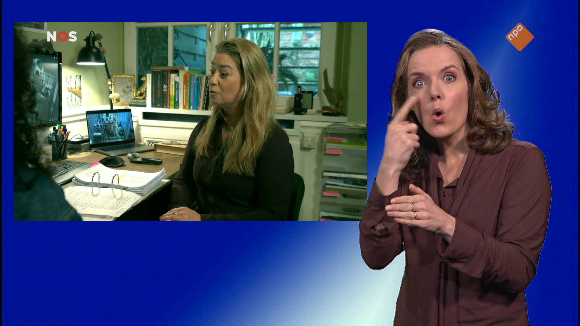 NOS Jeugdjournaal met gebarentaal