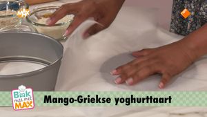 Mango-Griekse yoghurttaart