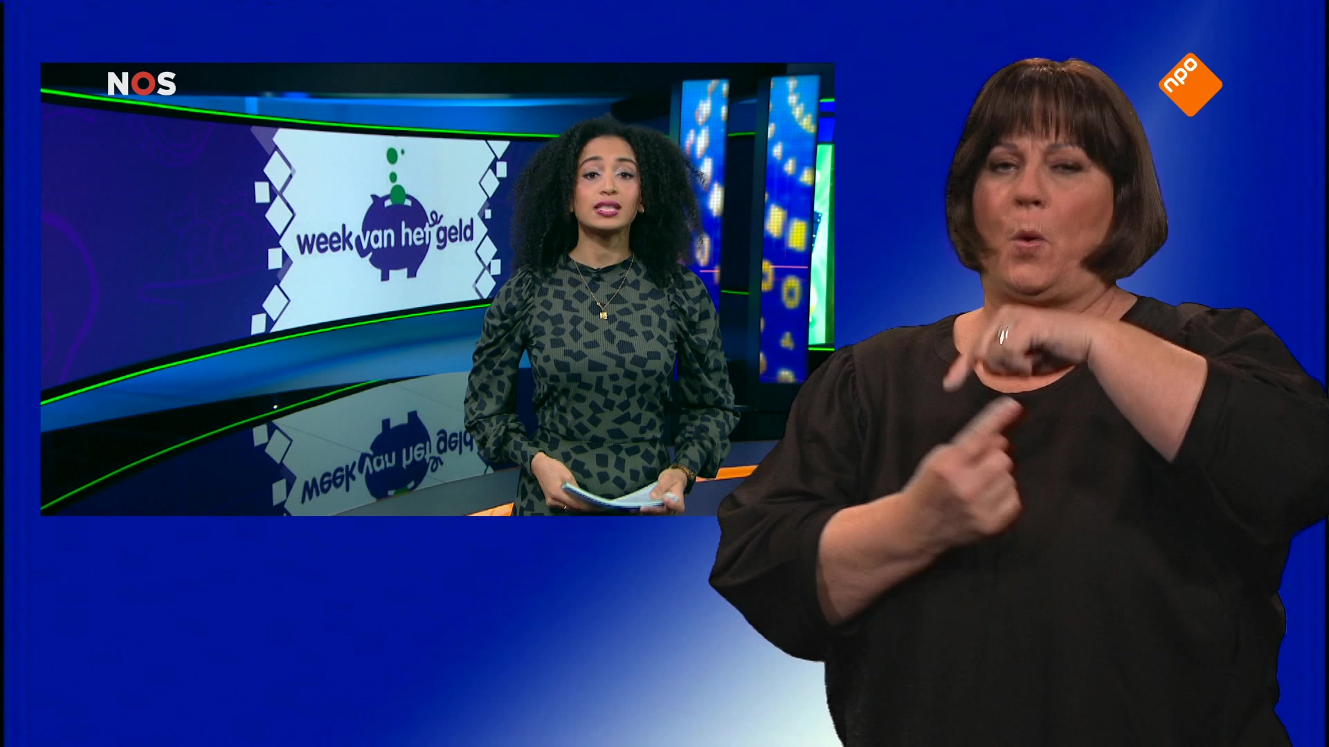 NOS Jeugdjournaal met gebarentolk