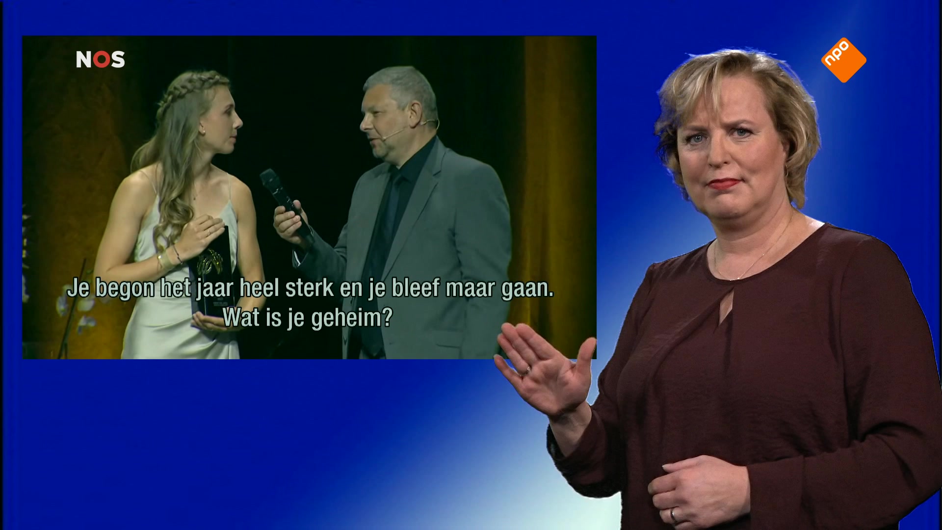 NOS Jeugdjournaal met gebarentolk