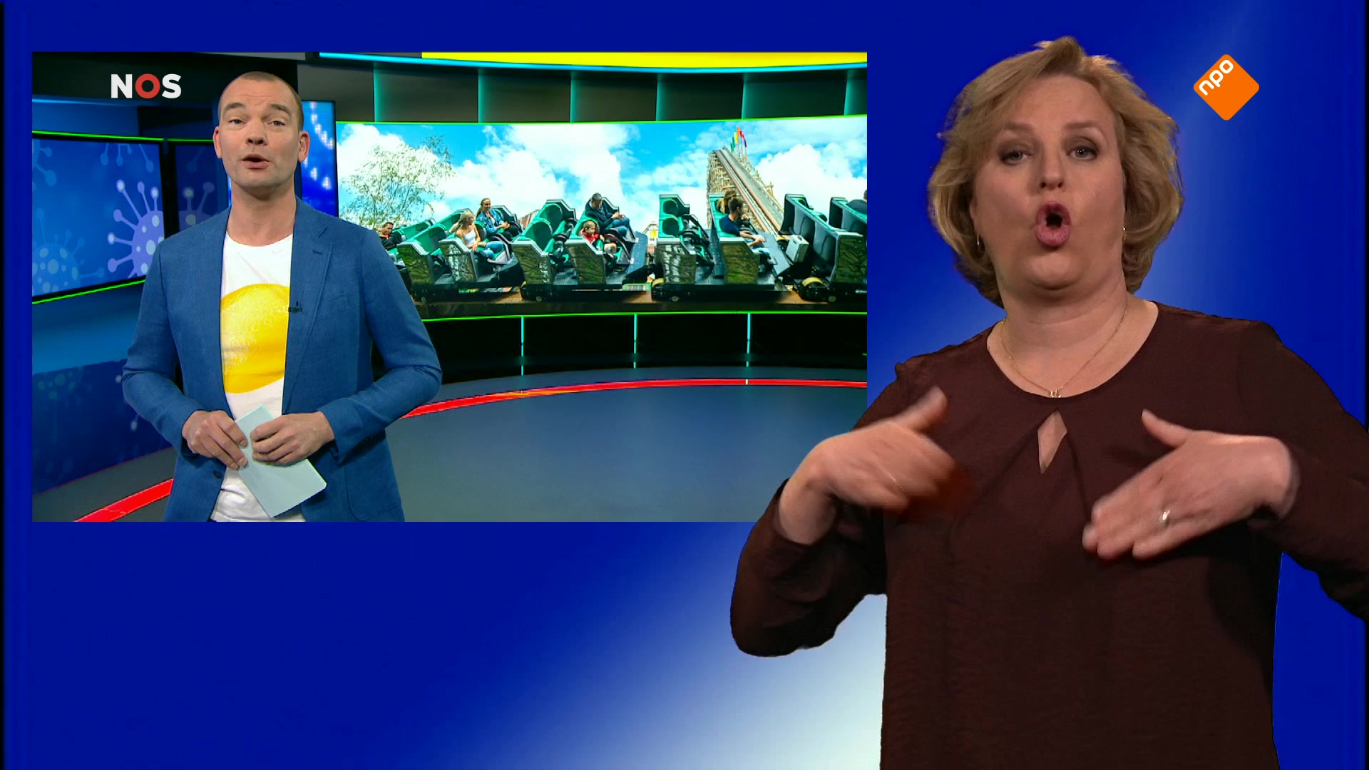 NOS Jeugdjournaal met gebarentolk