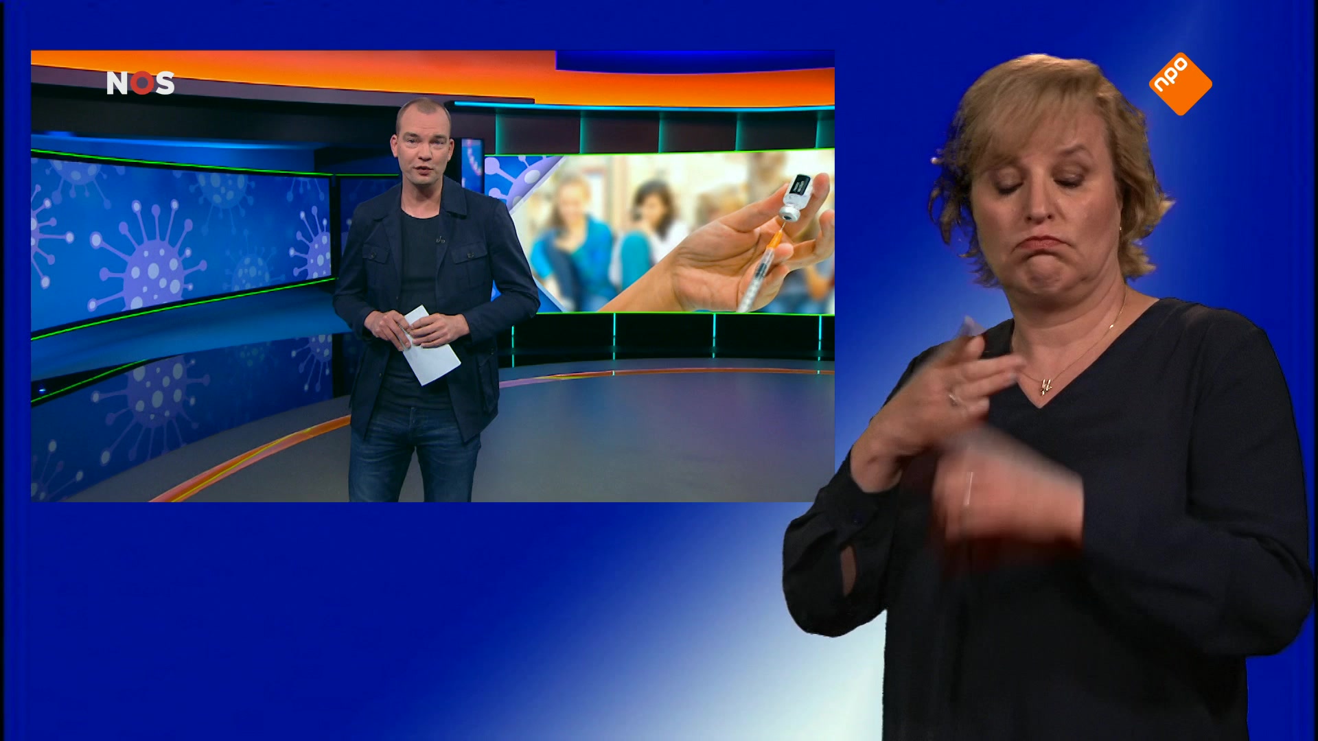 NOS Jeugdjournaal met gebarentolk