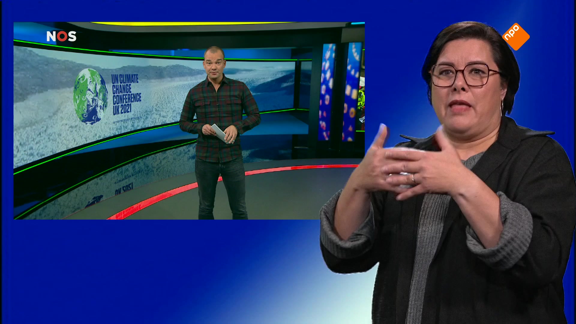 NOS Jeugdjournaal met gebarentolk