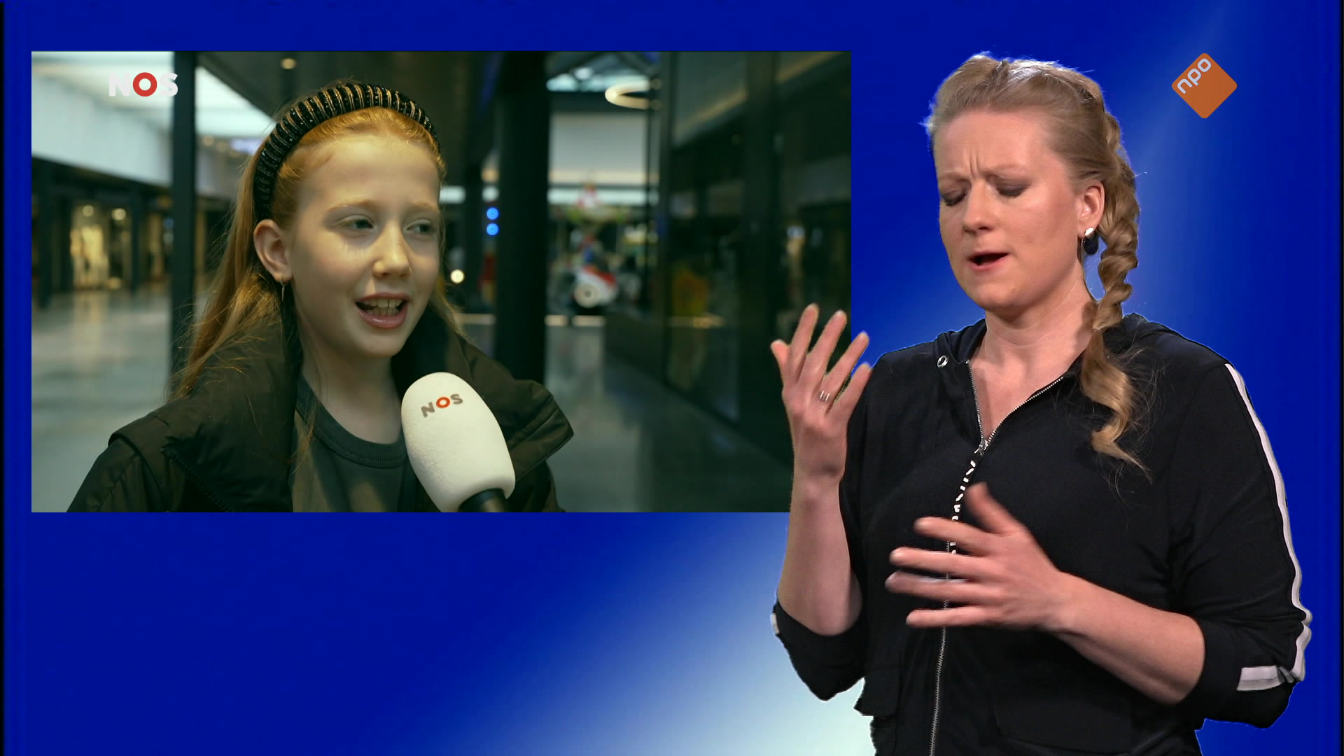 NOS Jeugdjournaal met gebarentaal
