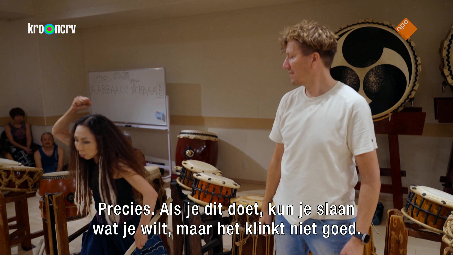 Klaas is Taikodrummer en skipatrouilleur