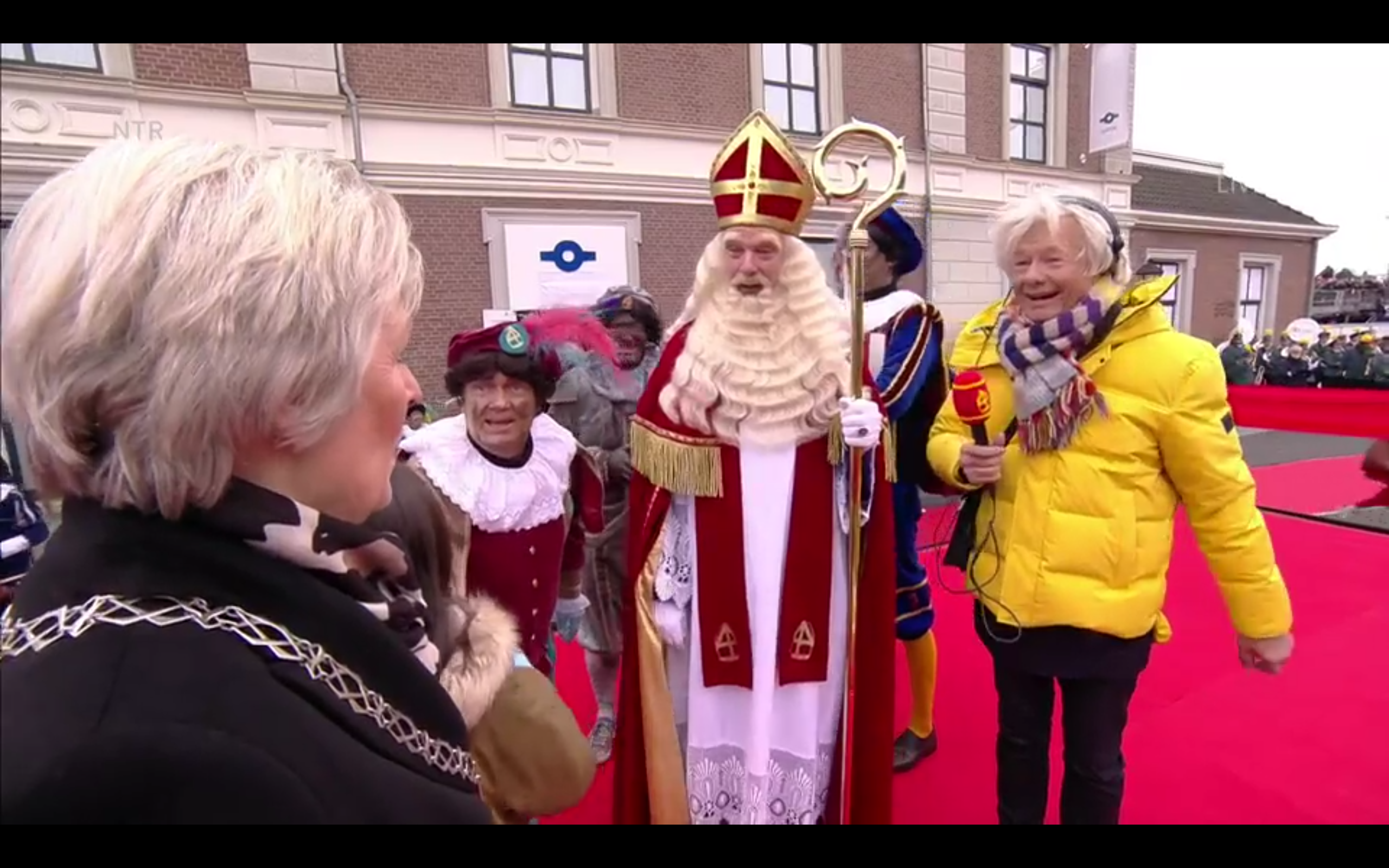 De intocht van Sinterklaas