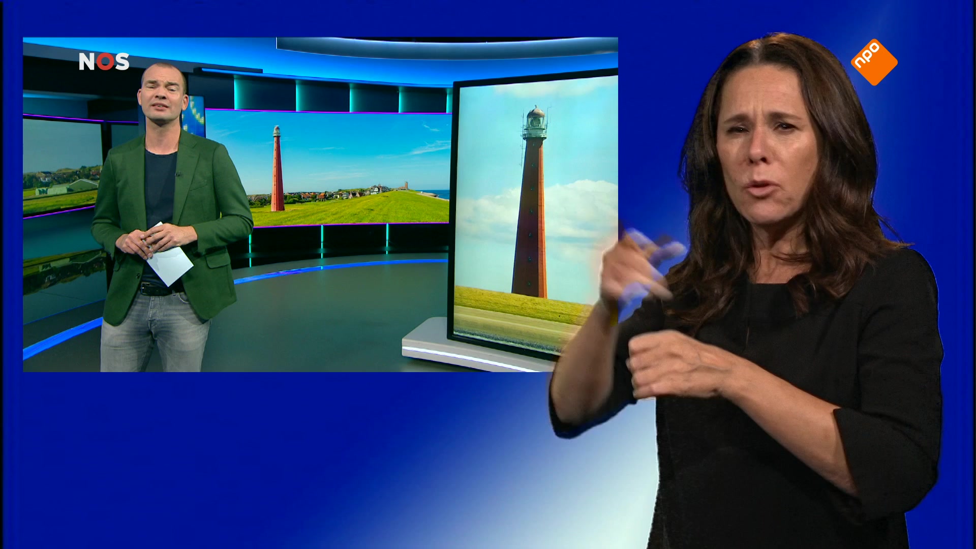 NOS Jeugdjournaal met gebarentolk