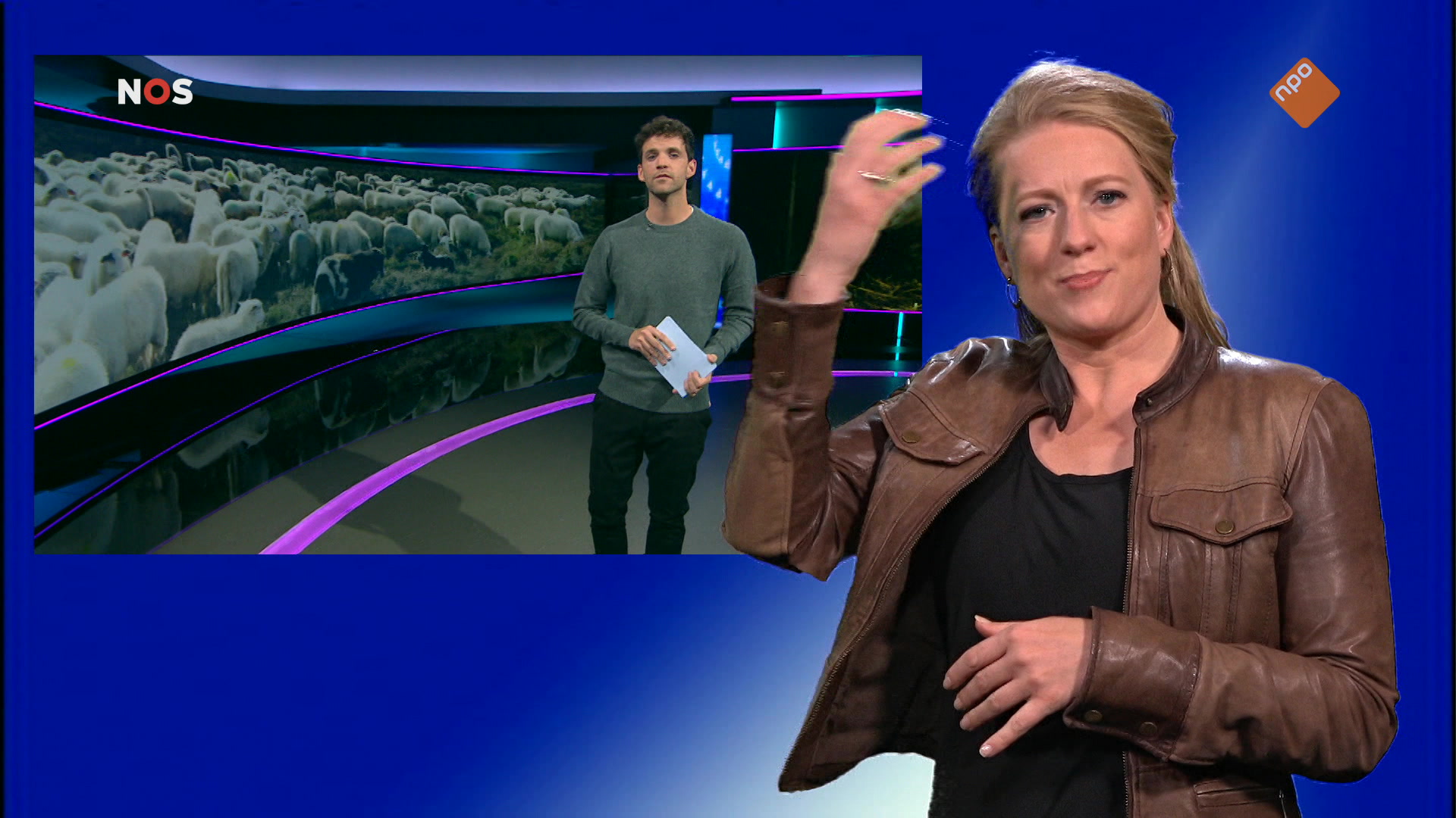 NOS Jeugdjournaal met gebarentaal