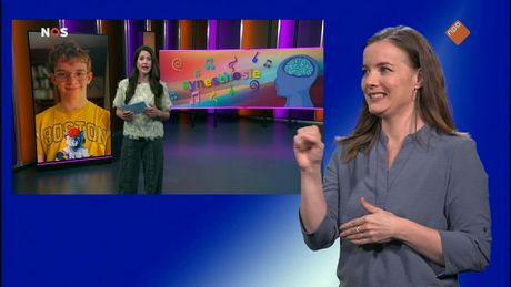 NOS Jeugdjournaal met gebarentaal