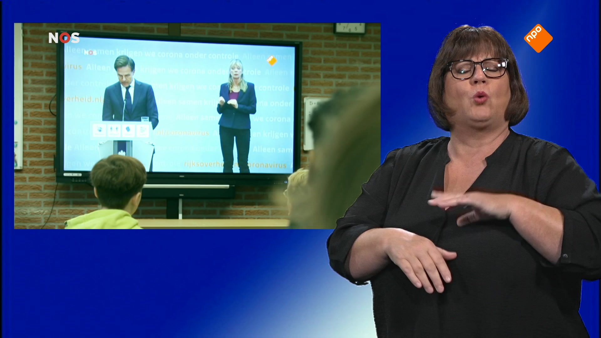 NOS Jeugdjournaal met gebarentolk