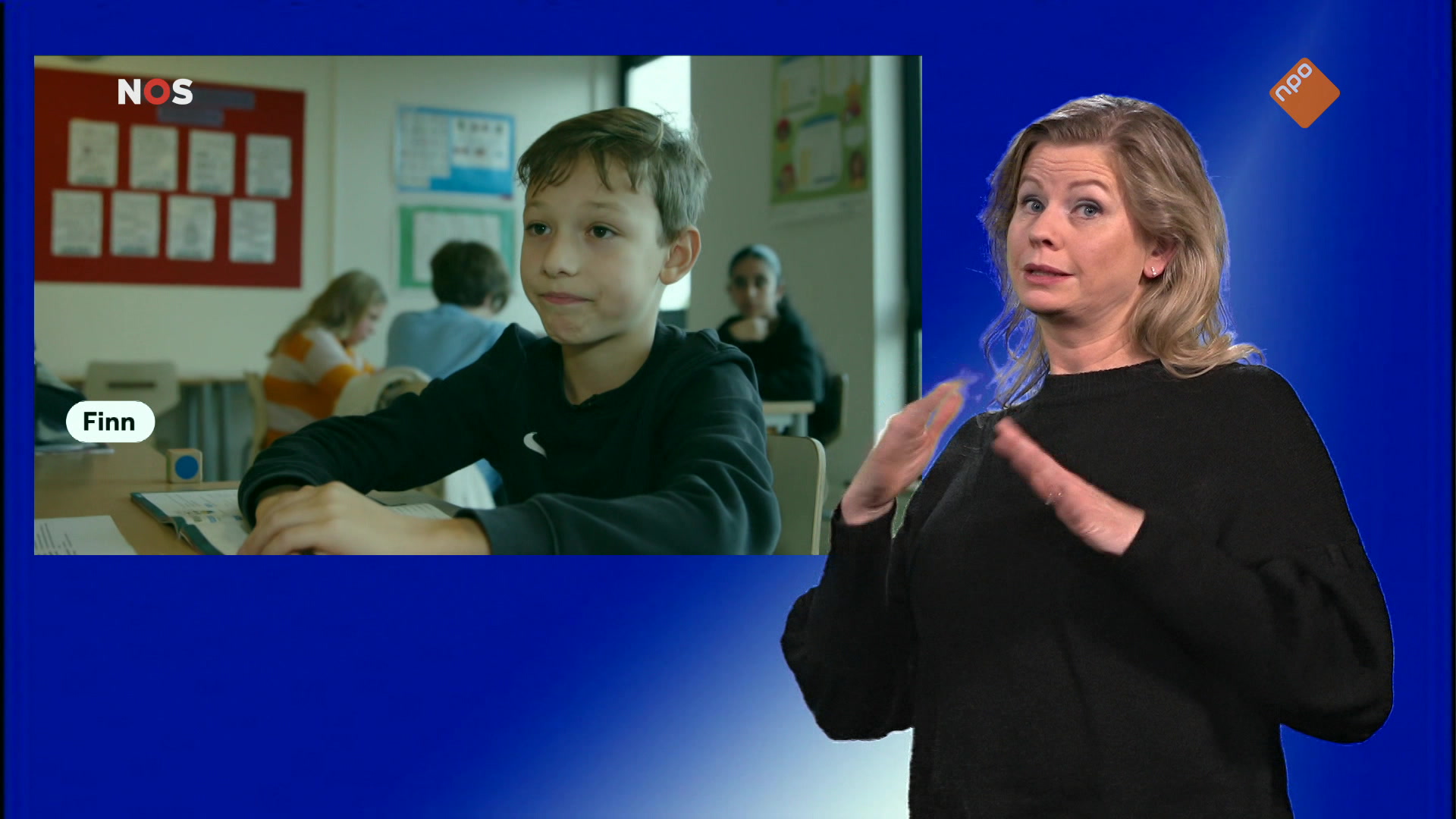 NOS Jeugdjournaal met gebarentaal