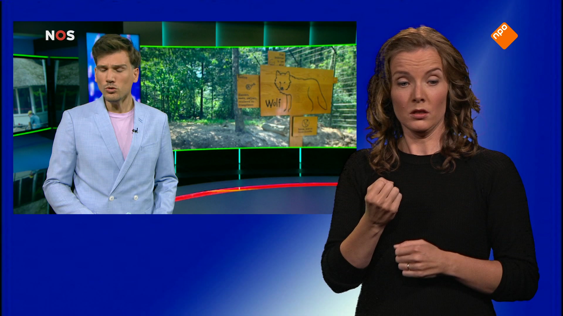 NOS Jeugdjournaal met gebarentolk