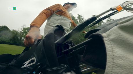 Klaas is voor één dag speedgolfer