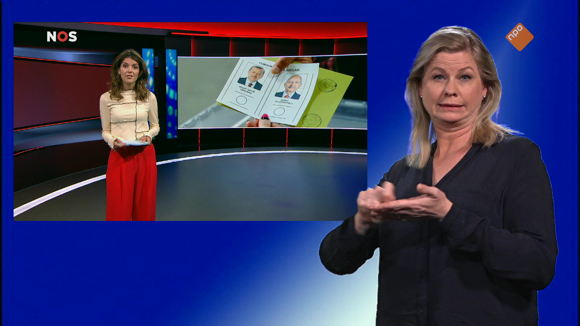 NOS Jeugdjournaal met gebarentaal