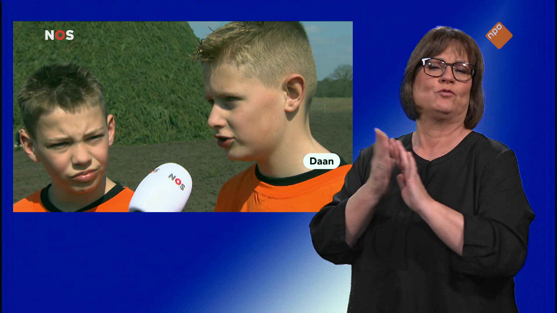 NOS Jeugdjournaal met gebarentaal