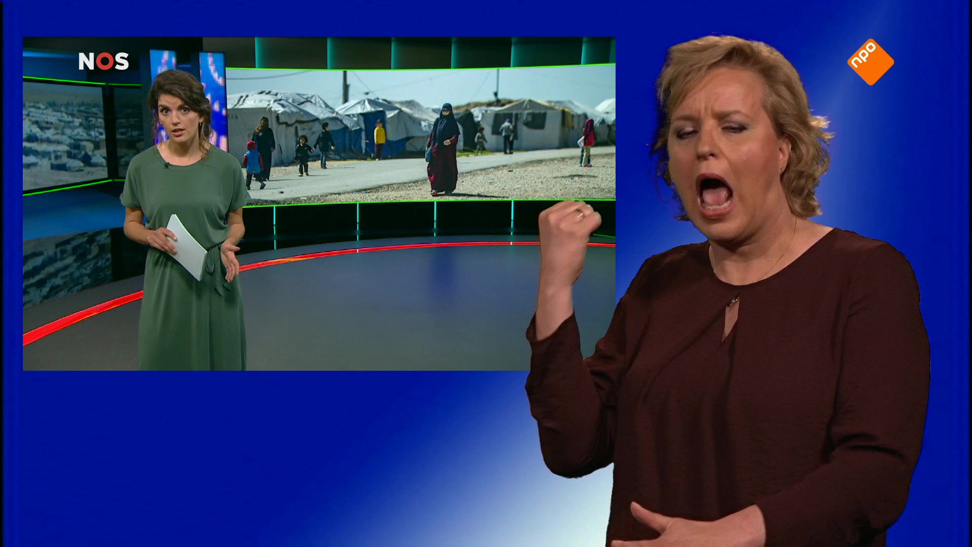 NOS Jeugdjournaal met gebarentolk