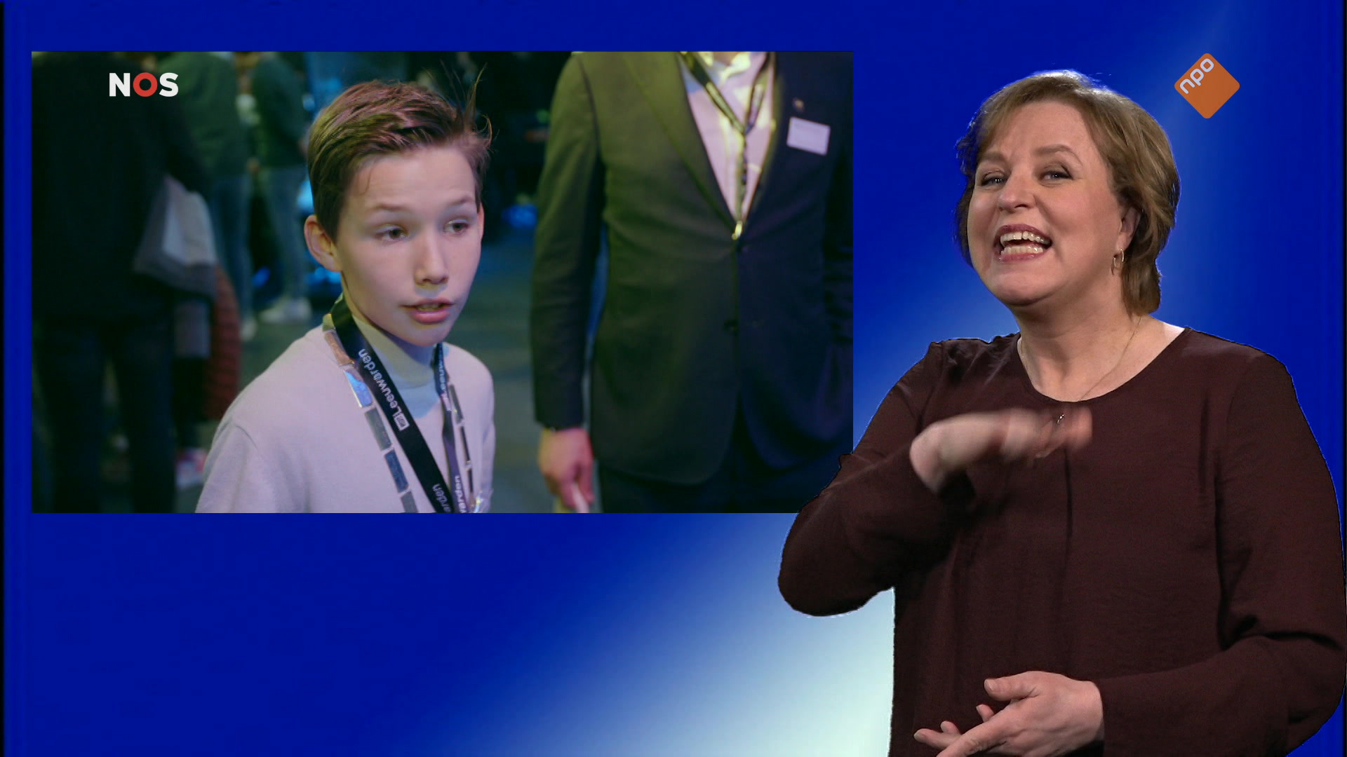 NOS Jeugdjournaal met gebarentaal