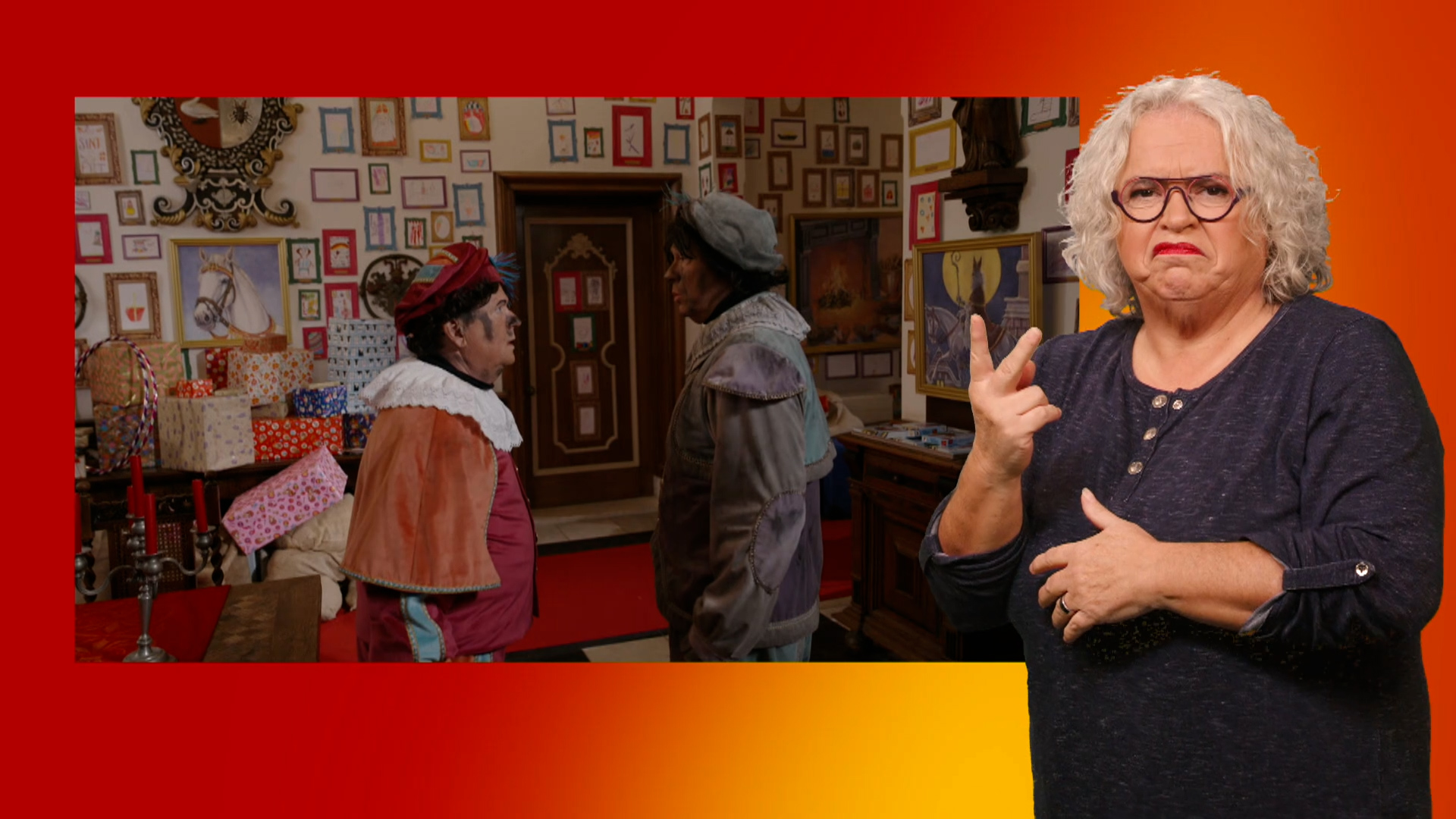 De intocht van Sinterklaas