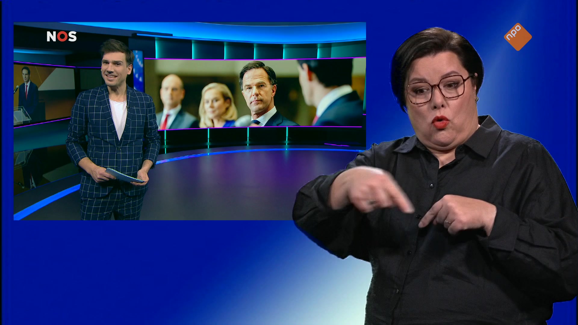 NOS Jeugdjournaal met gebarentolk