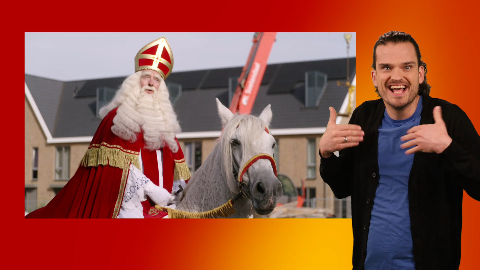 De intocht van Sinterklaas