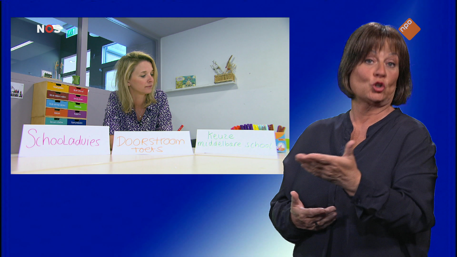 NOS Jeugdjournaal met gebarentaal