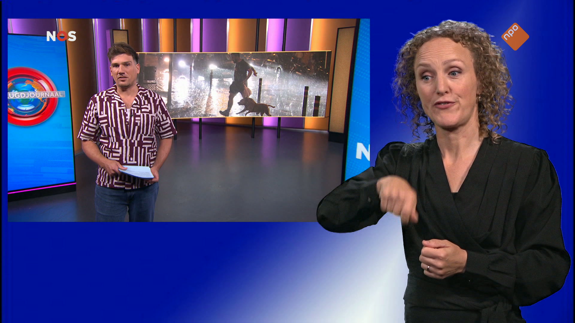 NOS Jeugdjournaal met gebarentaal