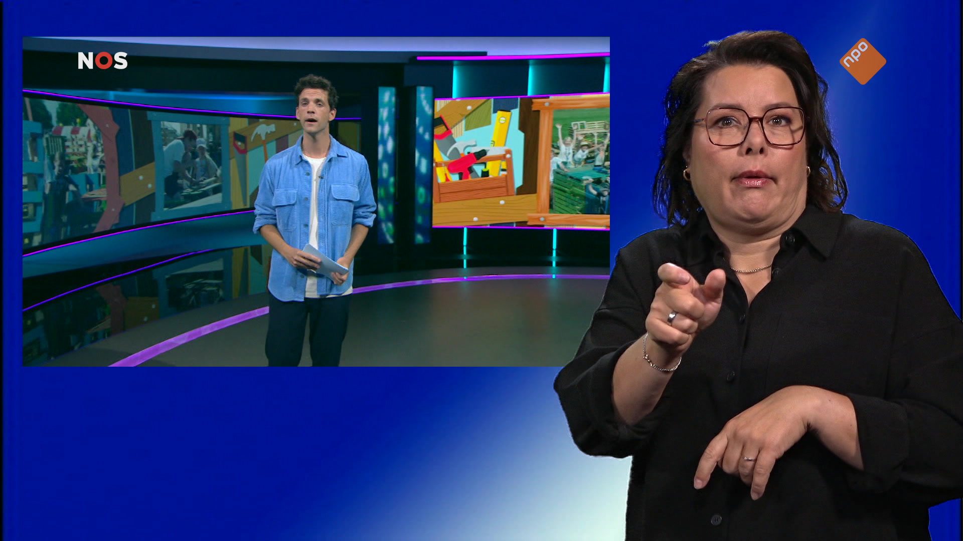 NOS Jeugdjournaal met gebarentaal