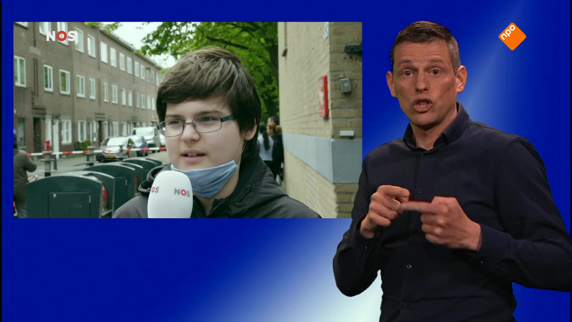 NOS Jeugdjournaal met gebarentolk