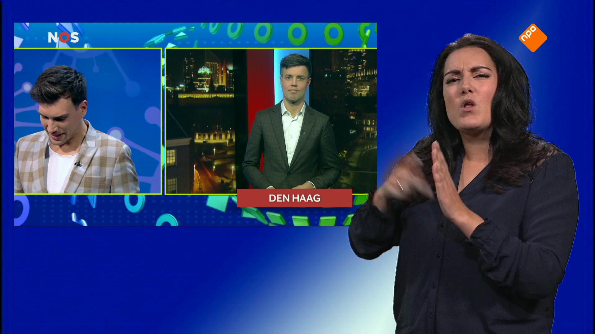 NOS Jeugdjournaal met gebarentolk
