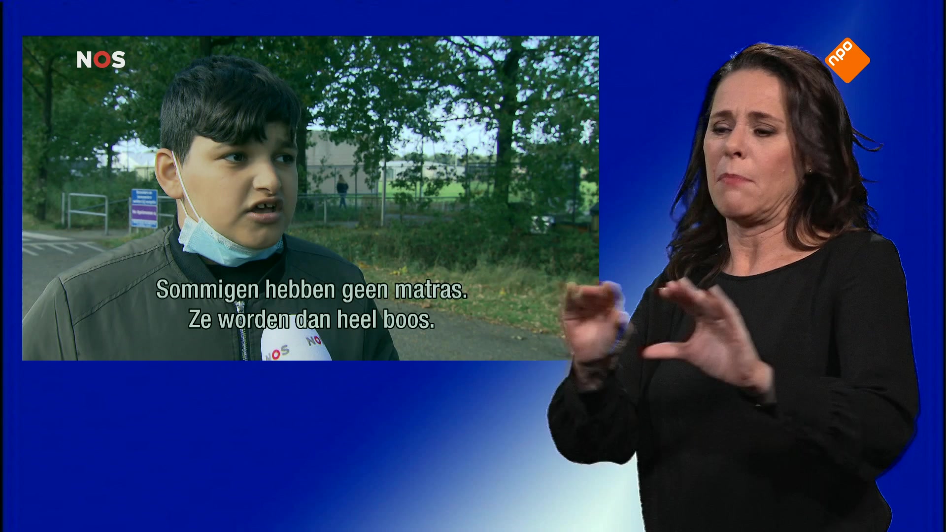 NOS Jeugdjournaal met gebarentolk