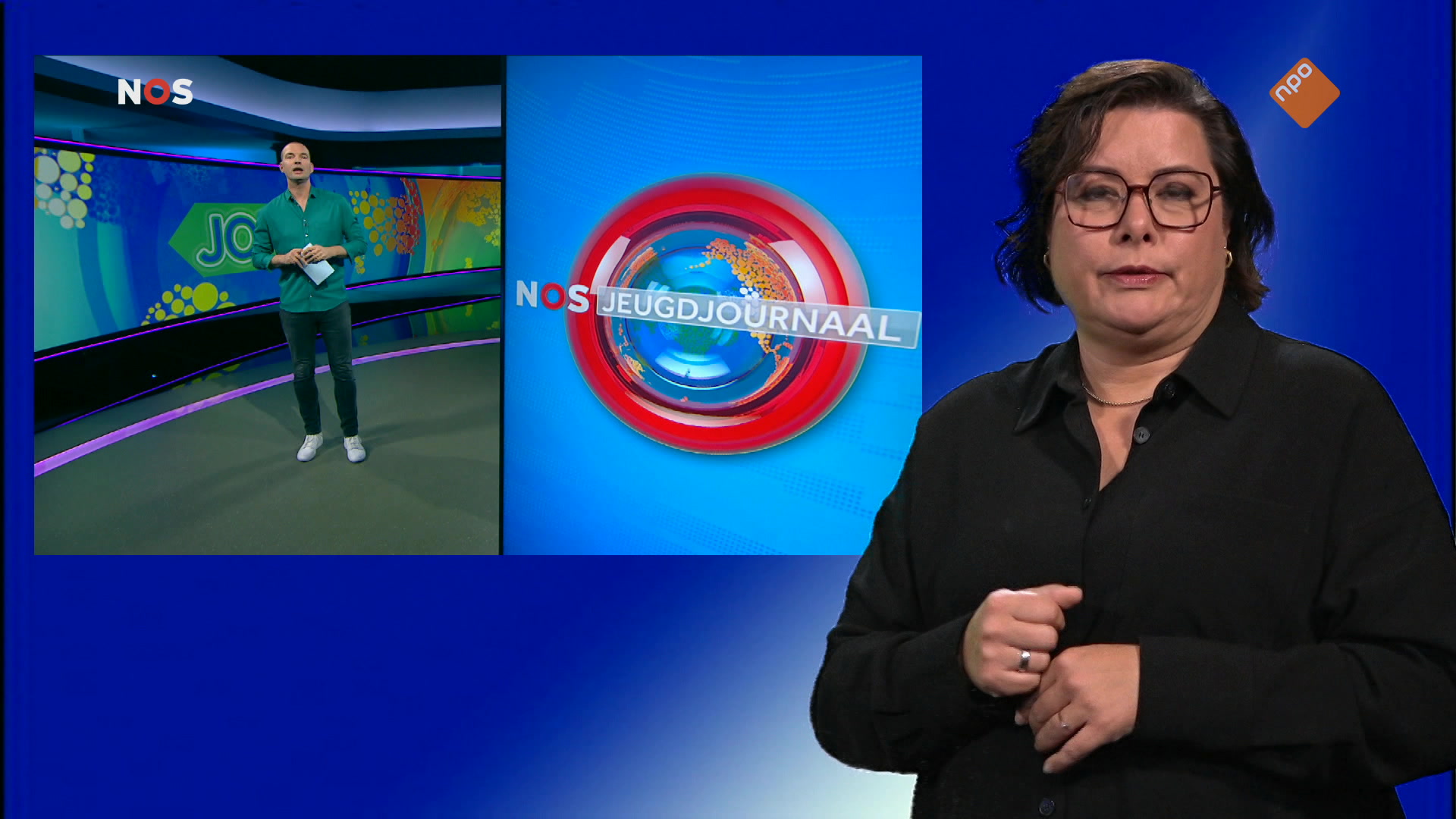 NOS Jeugdjournaal met gebarentaal
