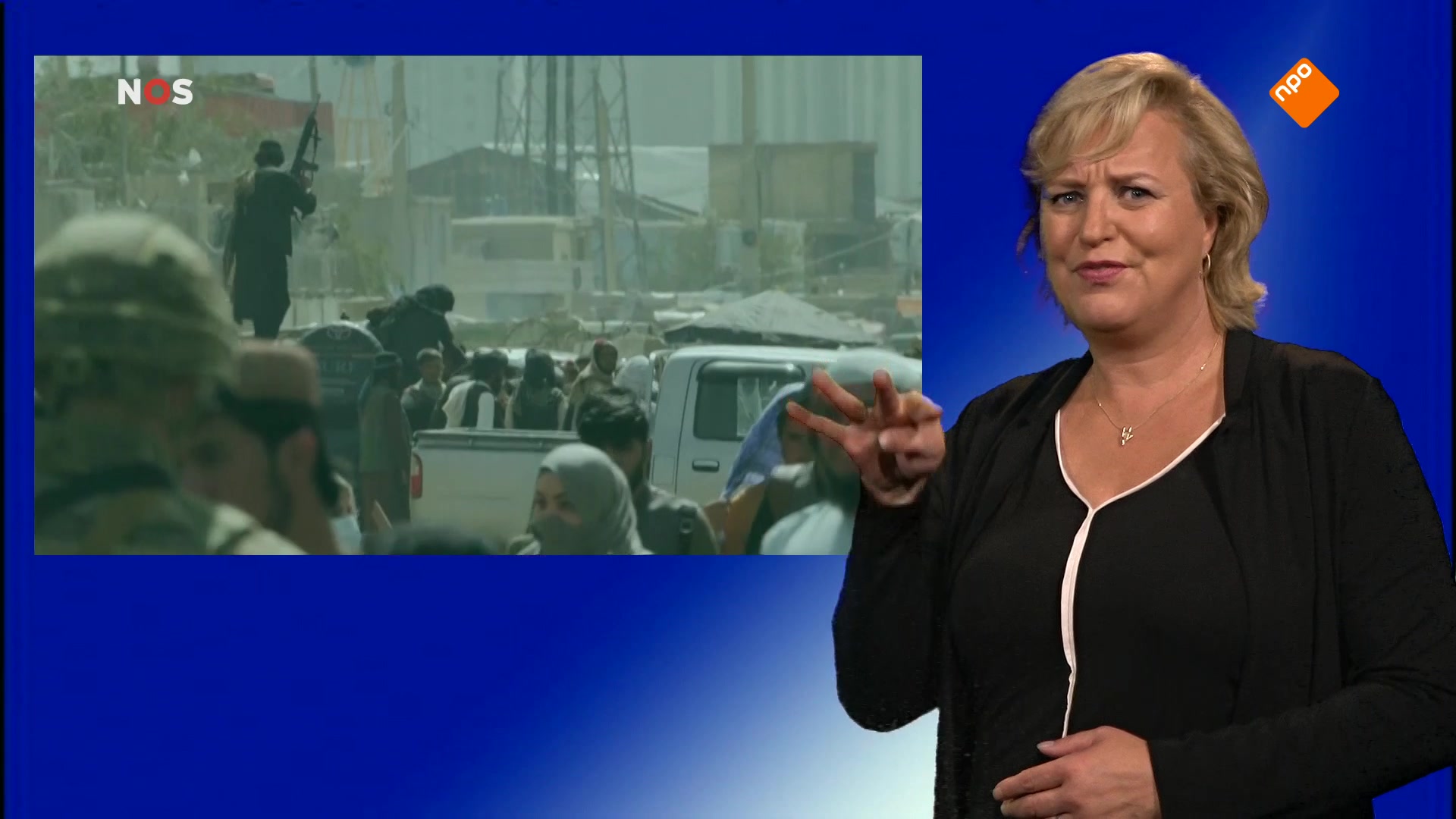 NOS Jeugdjournaal met gebarentolk
