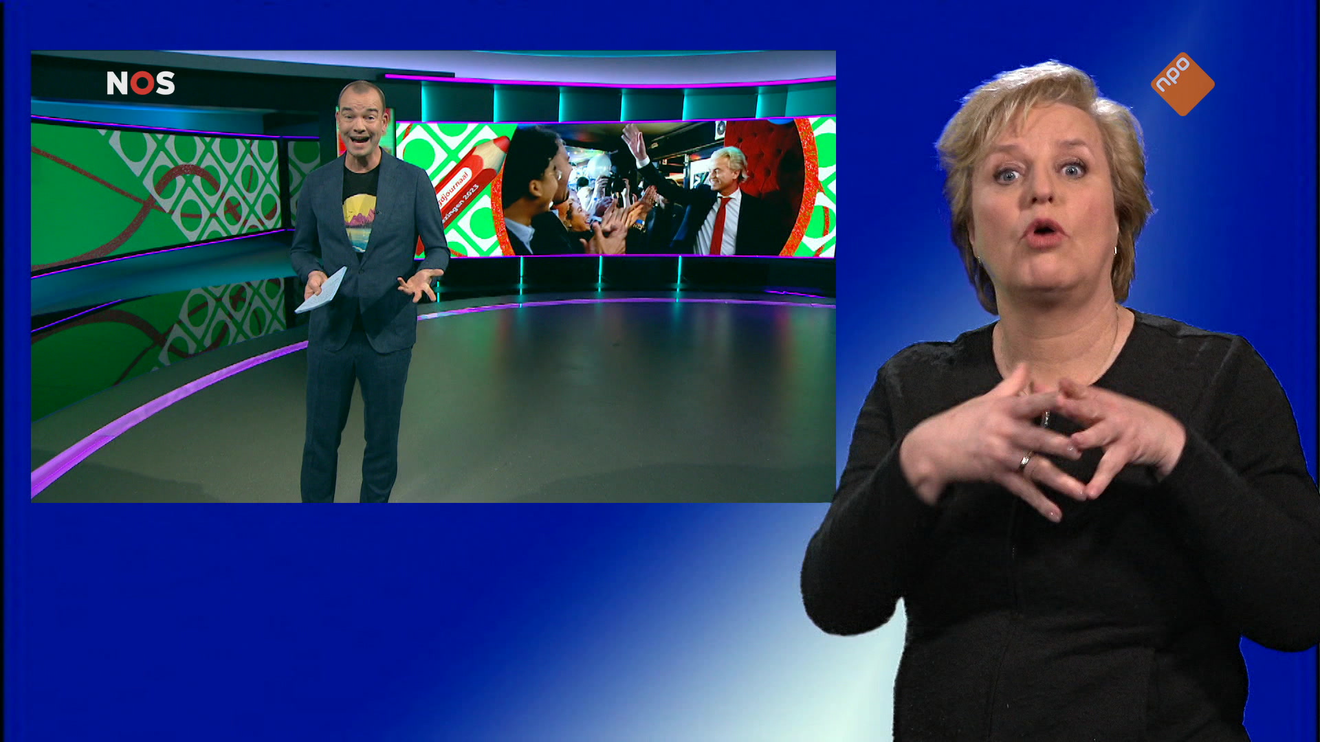 NOS Jeugdjournaal met gebarentaal
