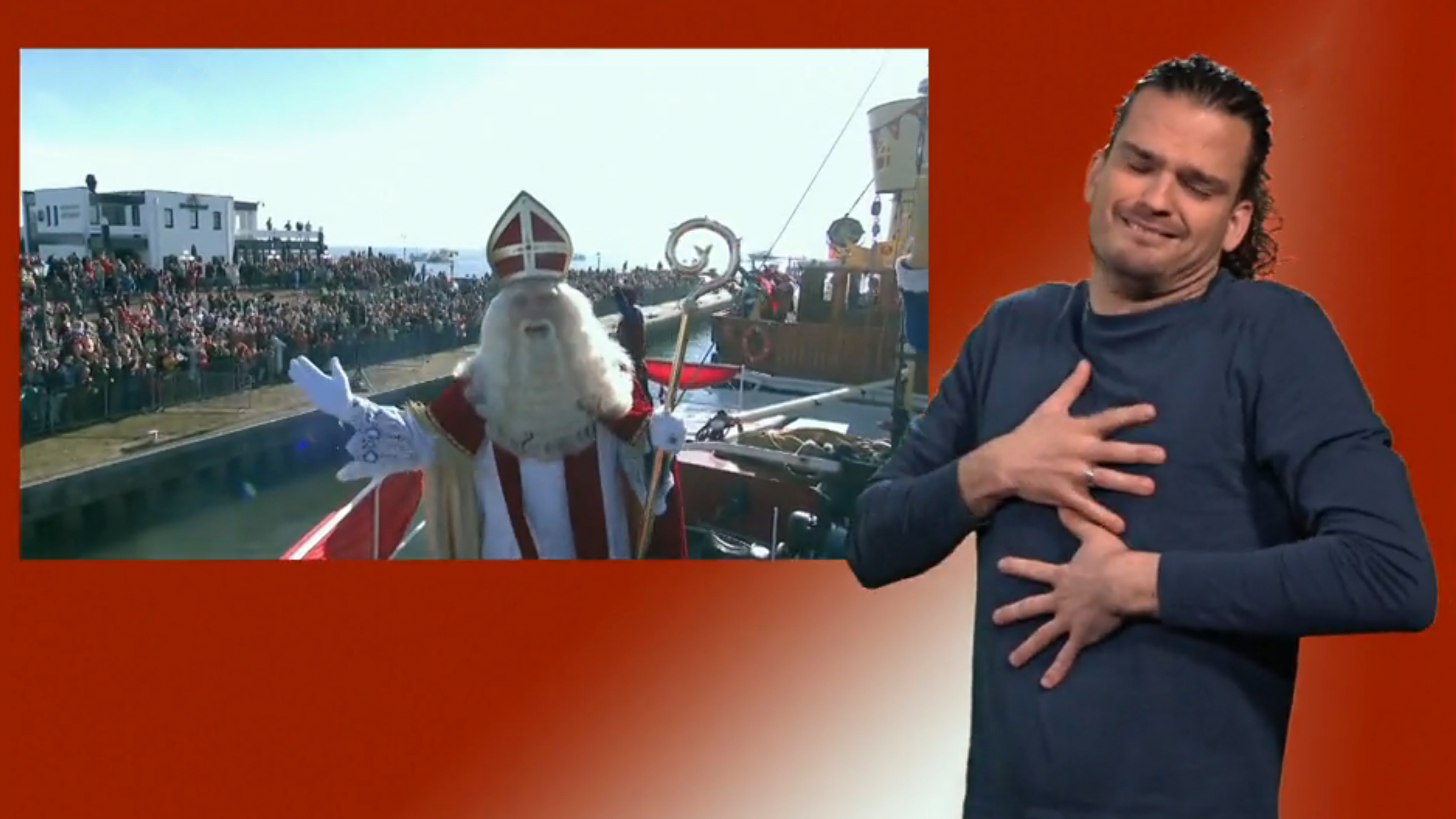 De intocht van Sinterklaas