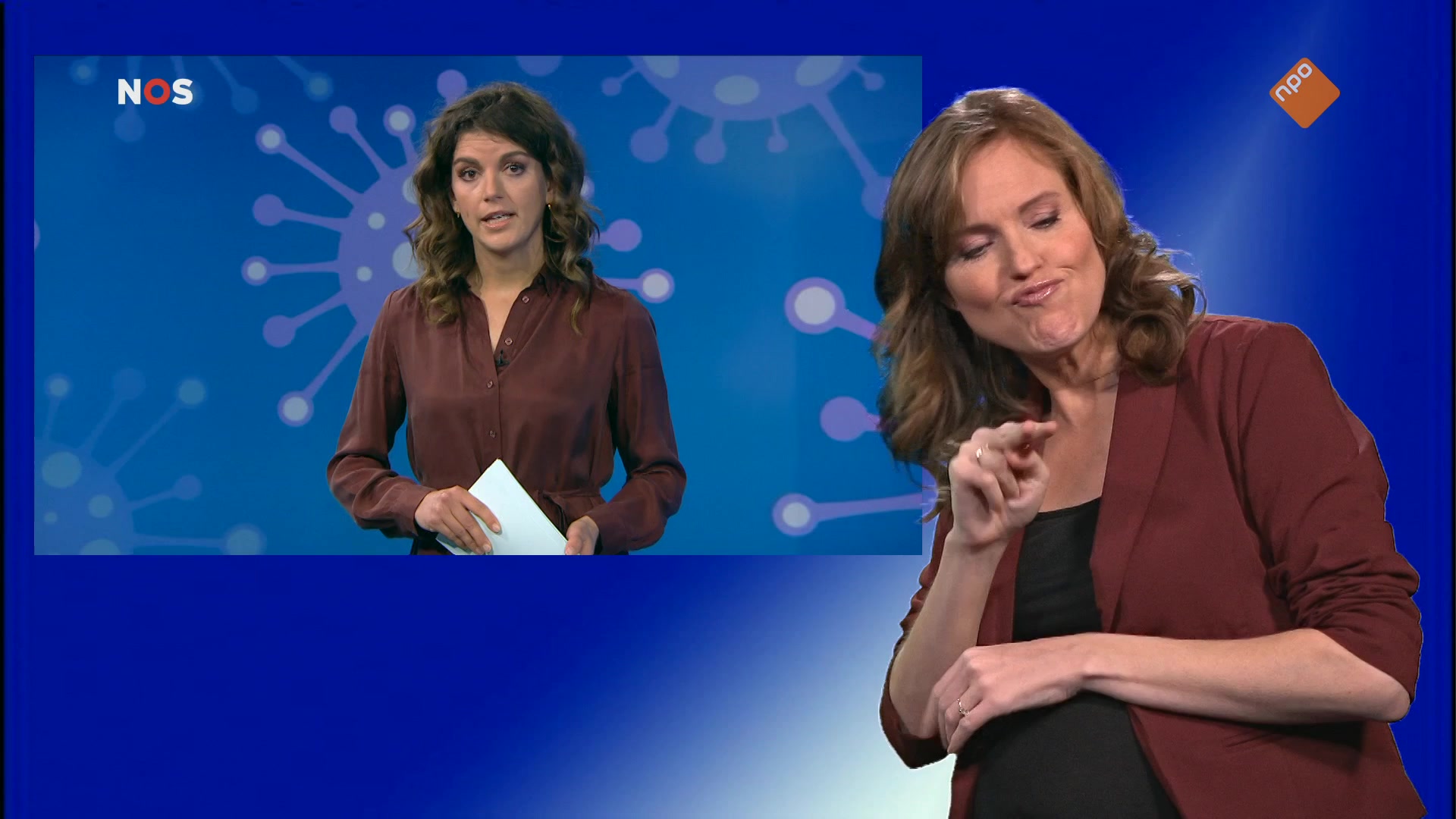 NOS Jeugdjournaal met gebarentolk