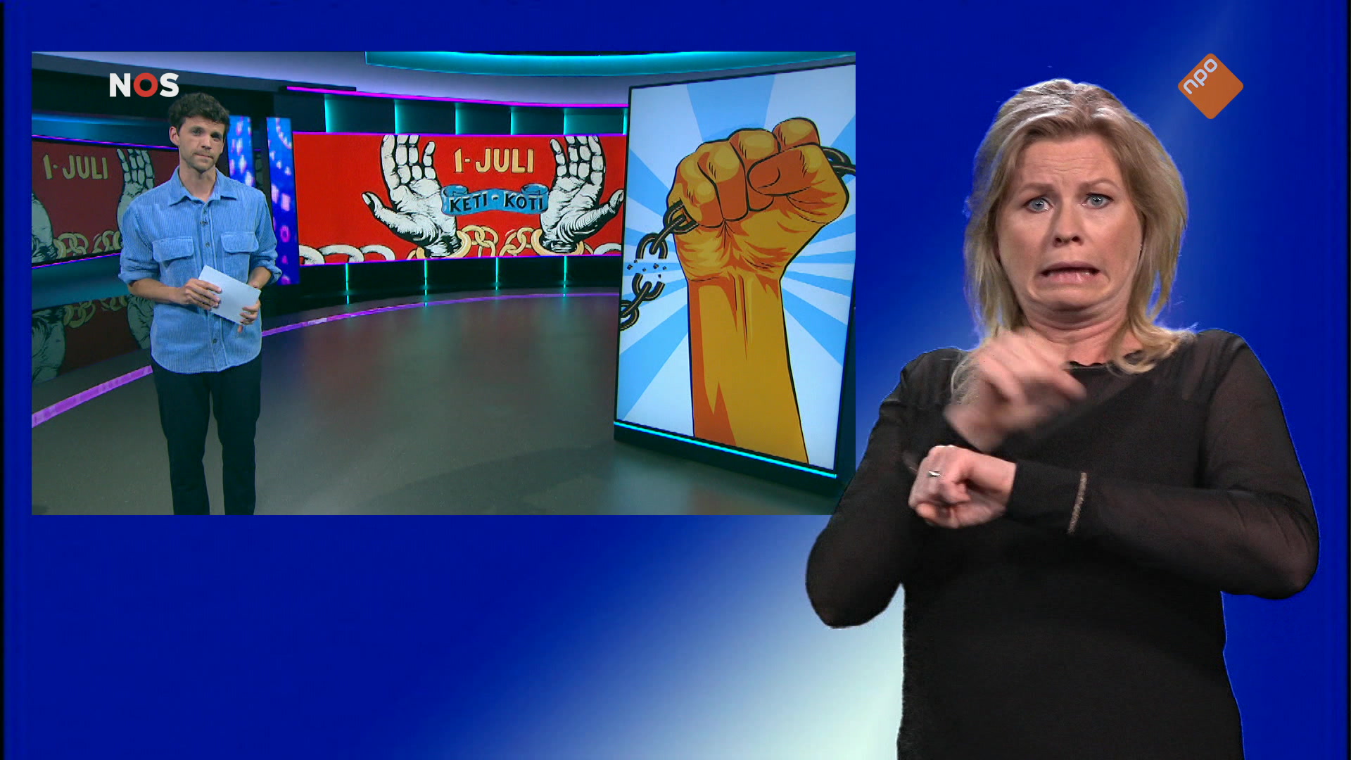 NOS Jeugdjournaal met gebarentaal
