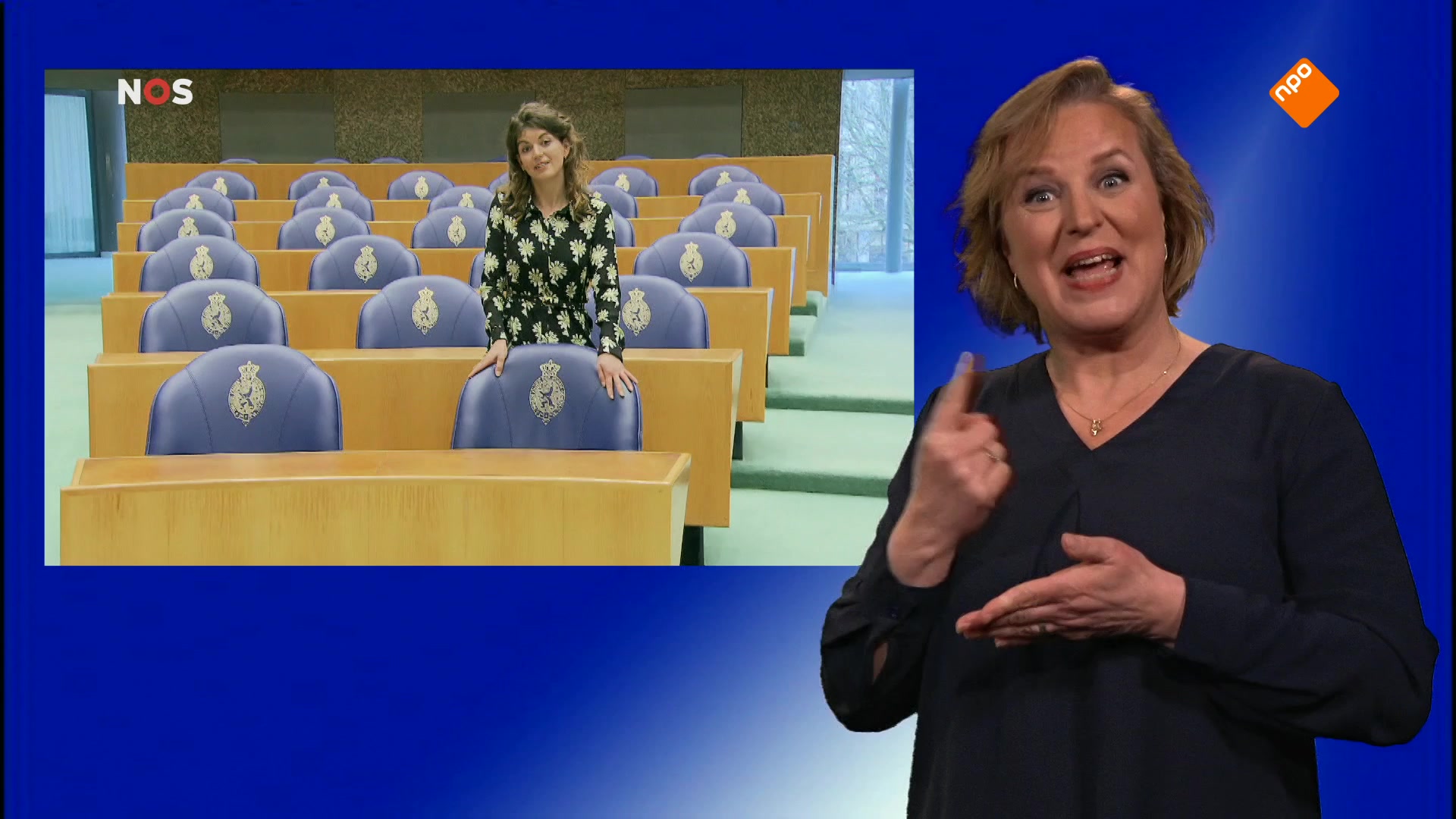 NOS Jeugdjournaal met gebarentolk