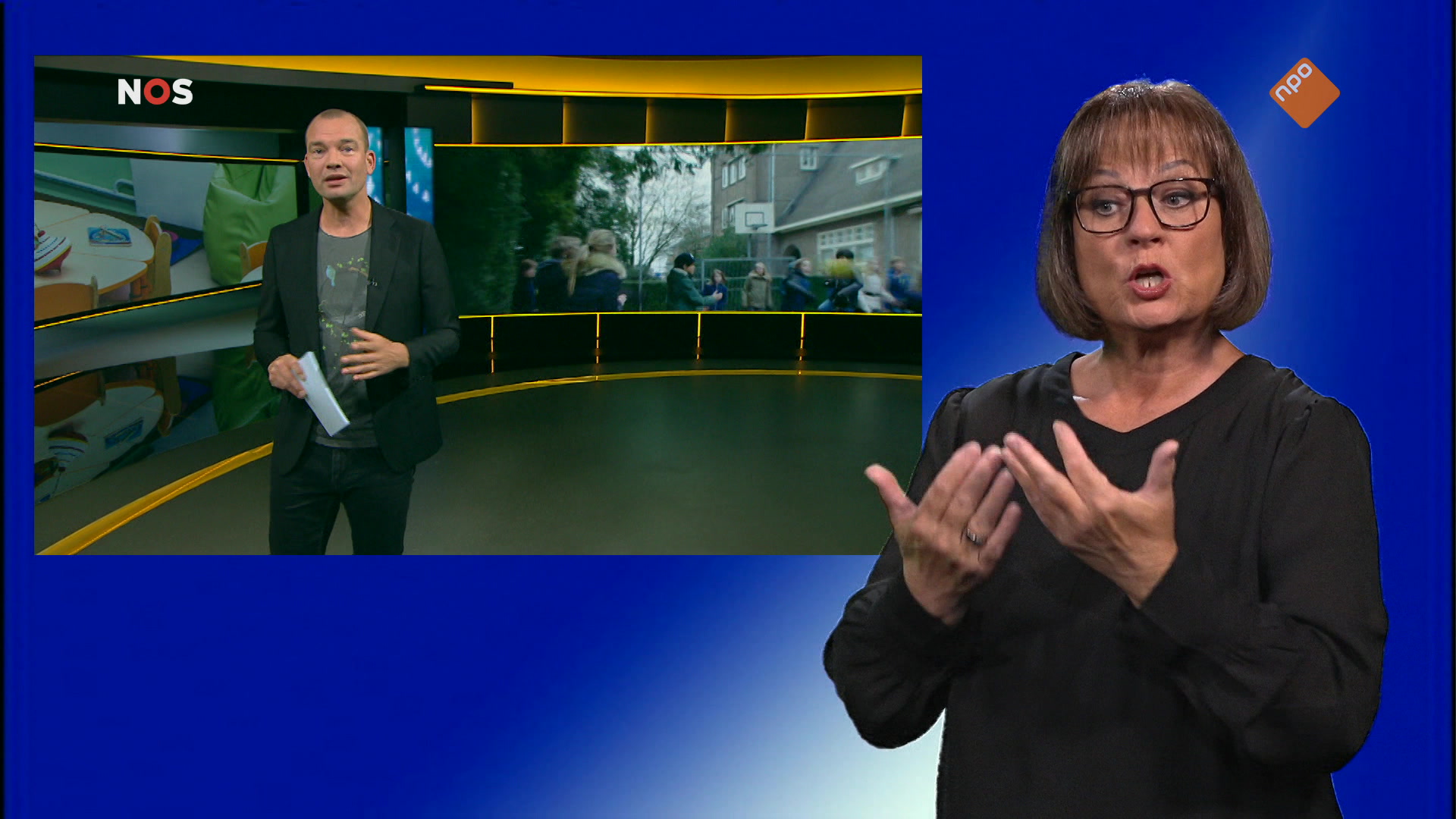 NOS Jeugdjournaal met gebarentaal