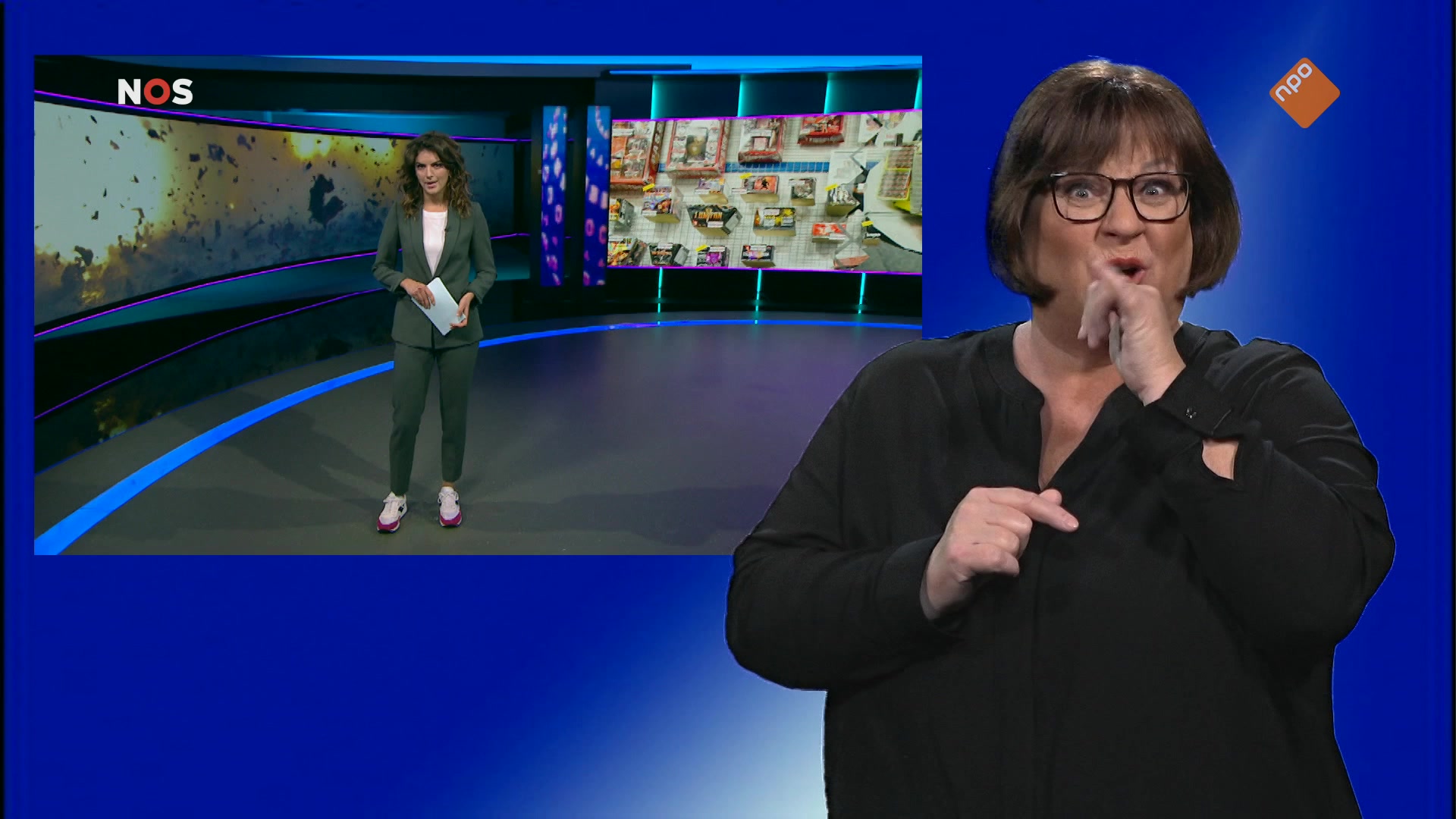 NOS Jeugdjournaal met gebarentolk