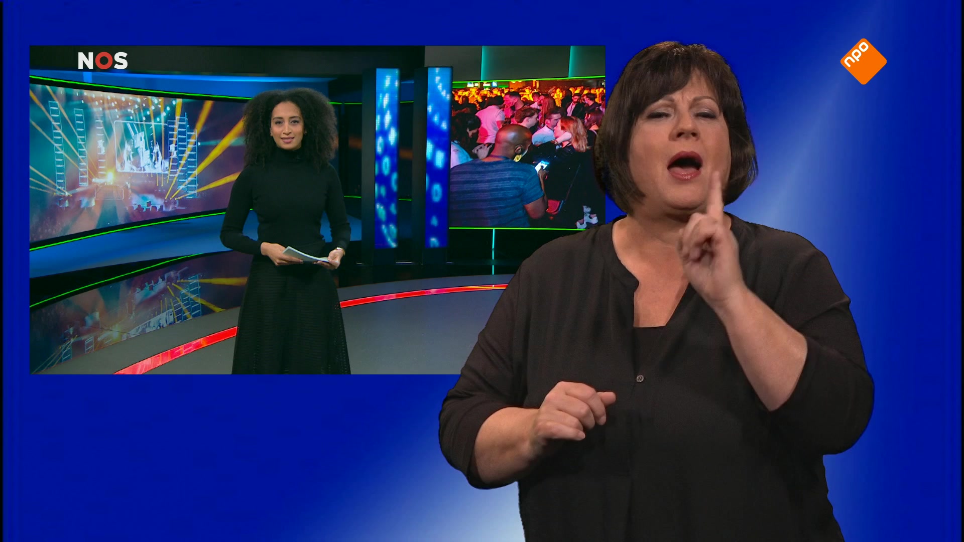 NOS Jeugdjournaal met gebarentolk