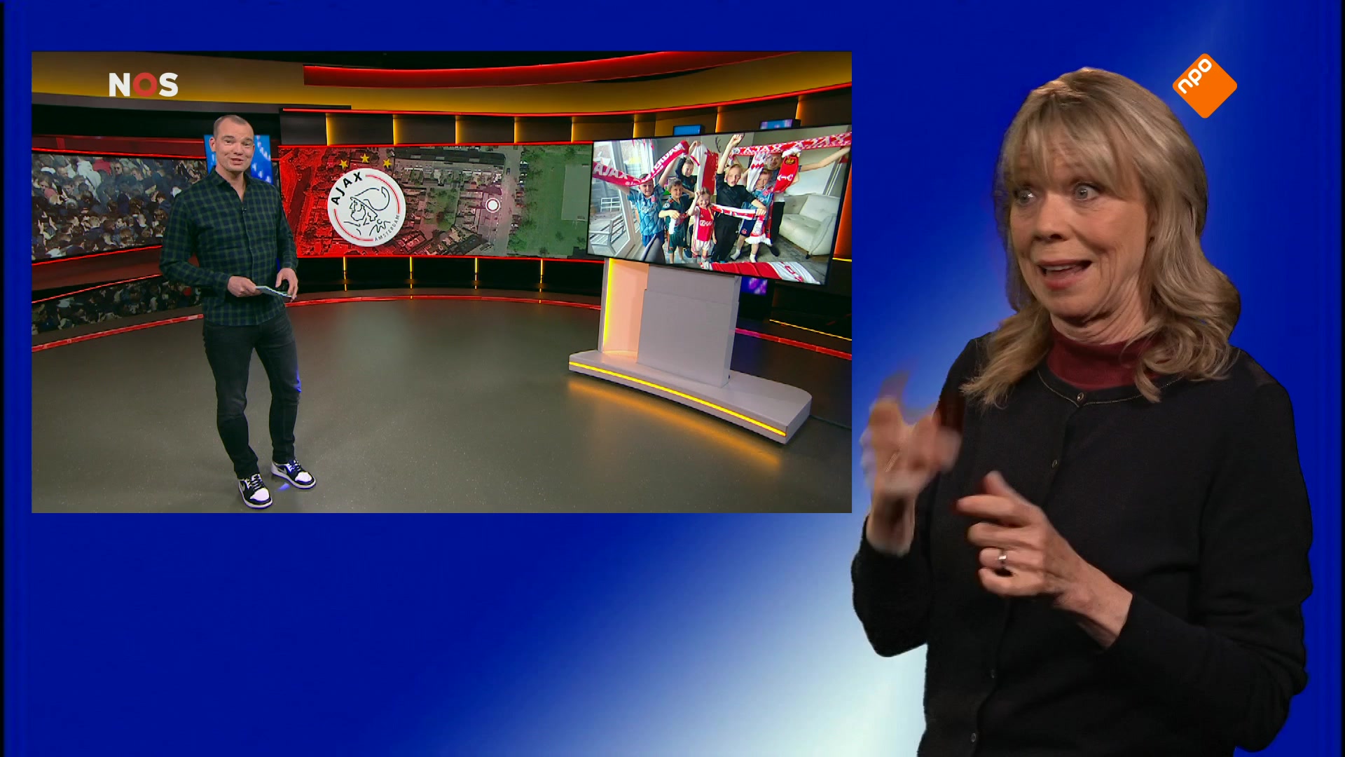 NOS Jeugdjournaal met gebarentolk