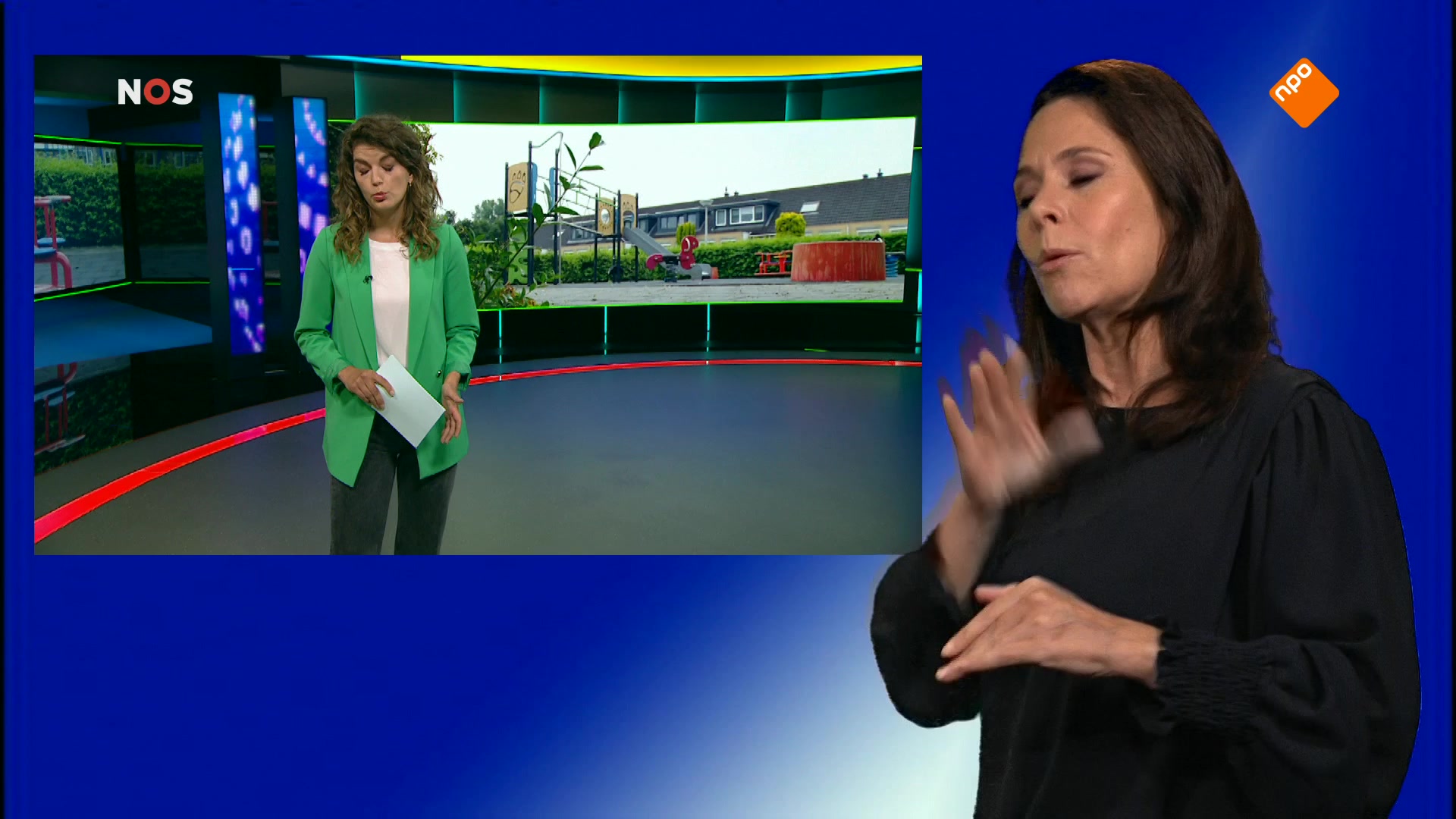 NOS Jeugdjournaal met gebarentolk