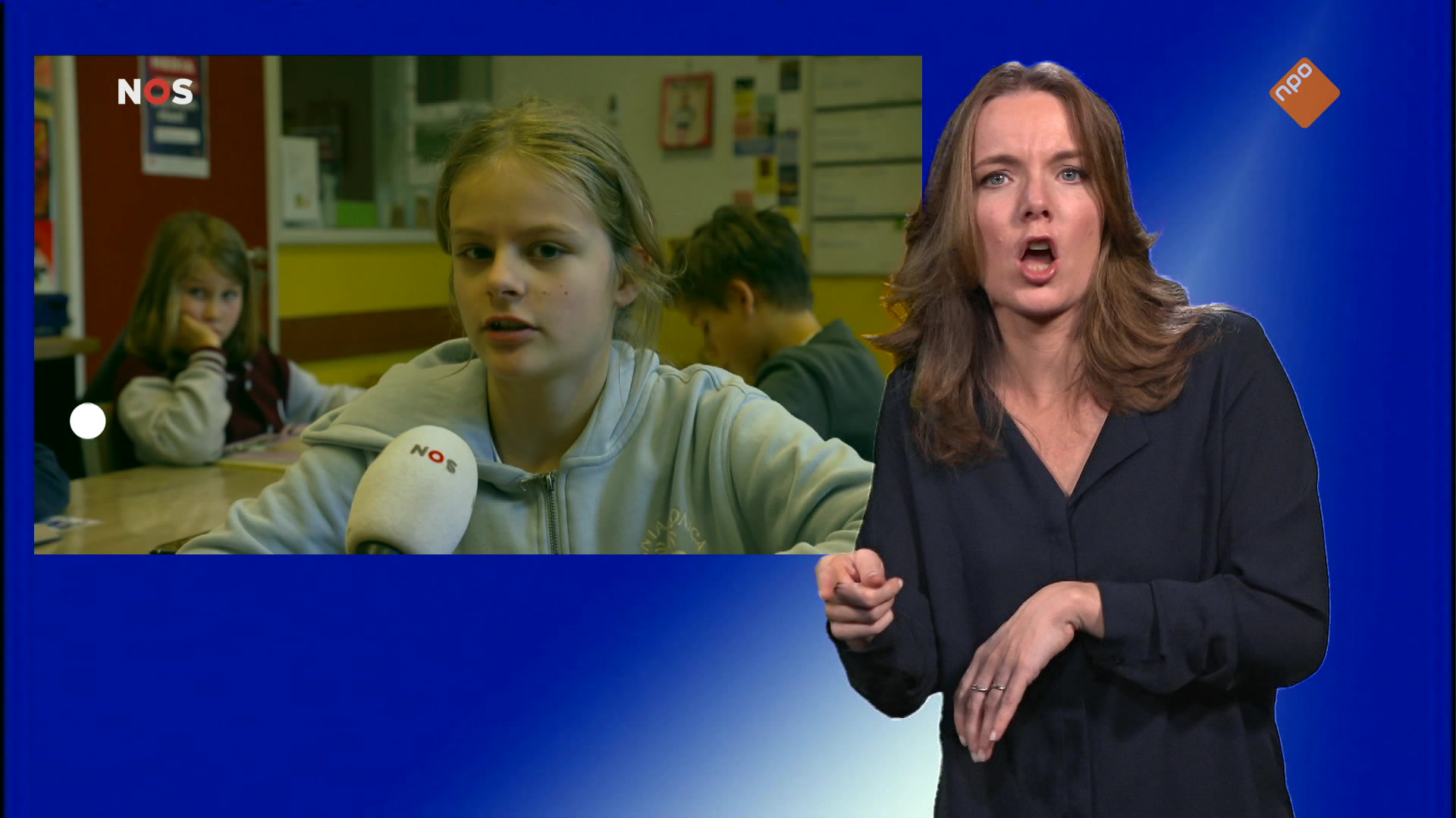NOS Jeugdjournaal met gebarentaal