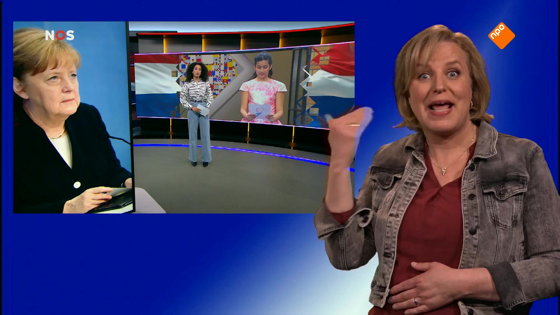 NOS Jeugdjournaal met gebarentolk