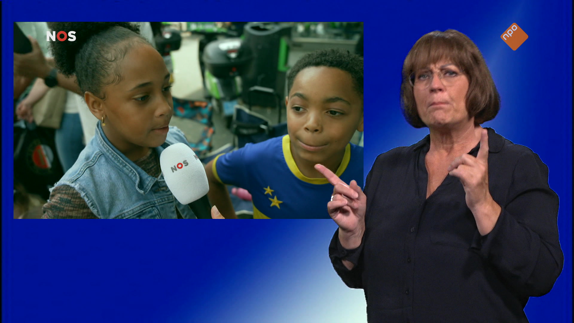 NOS Jeugdjournaal met gebarentaal