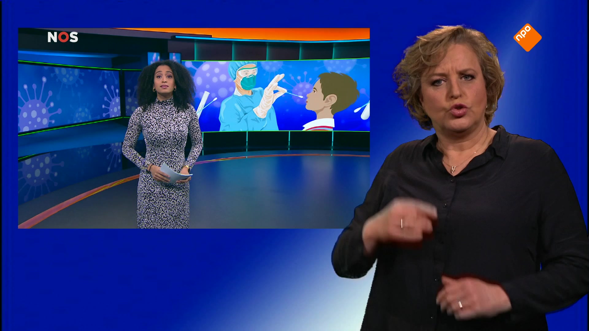NOS Jeugdjournaal met gebarentolk