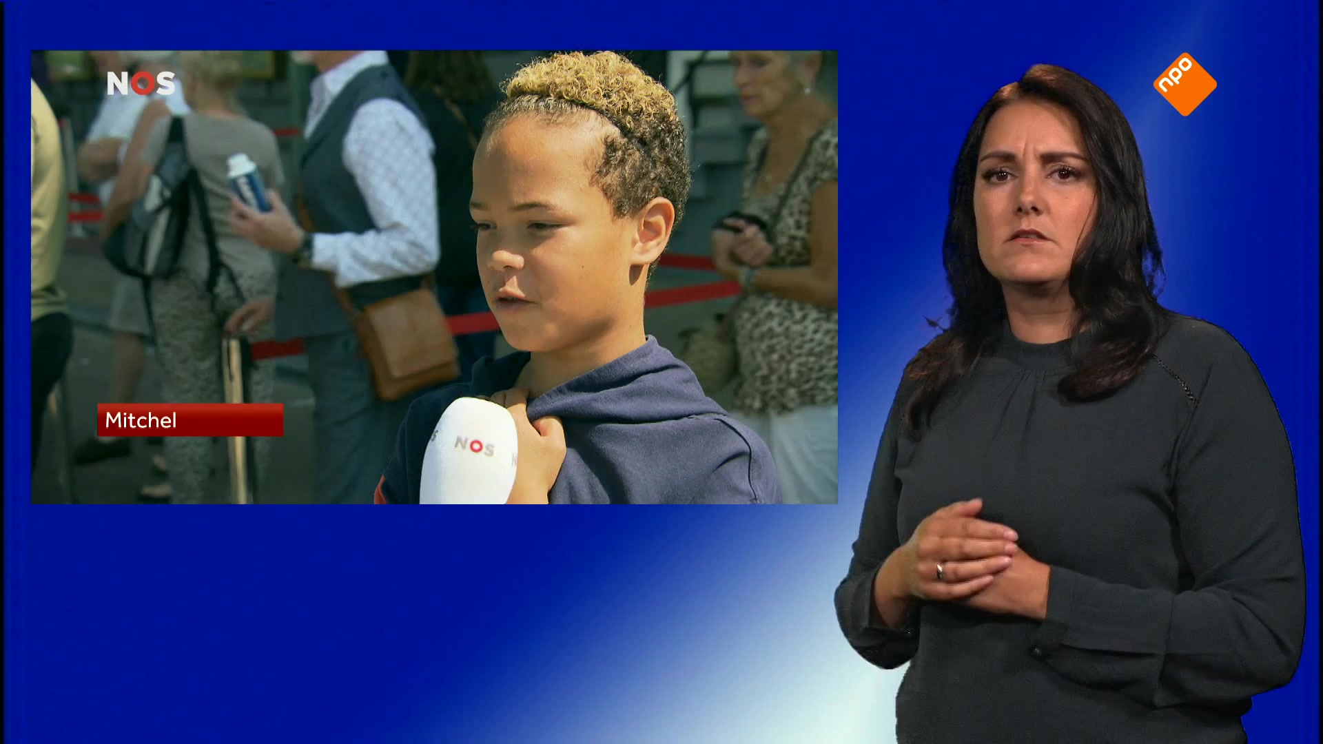 NOS Jeugdjournaal met gebarentolk