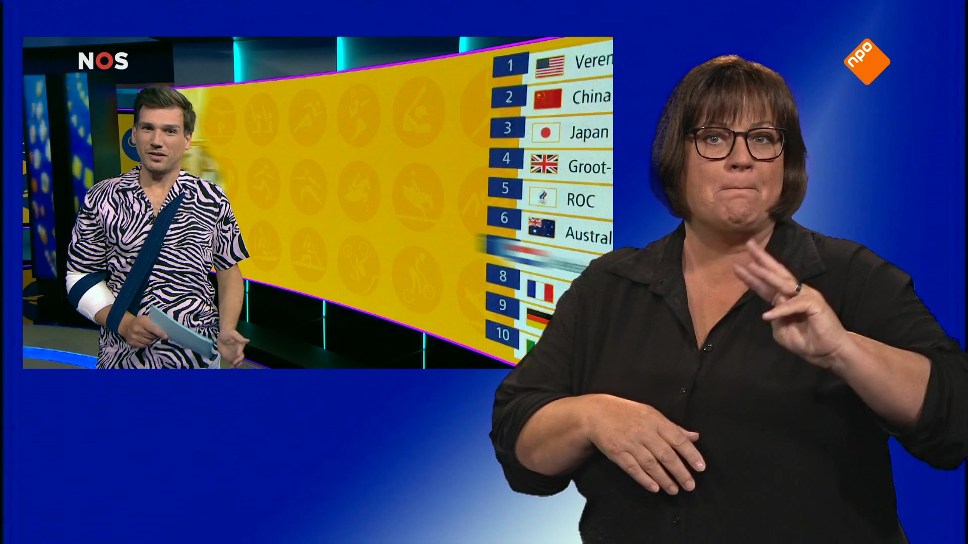 NOS Jeugdjournaal met gebarentolk
