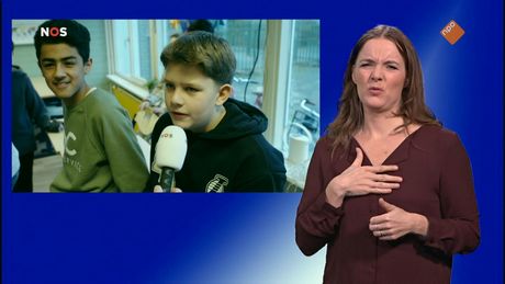 NOS Jeugdjournaal met gebarentaal