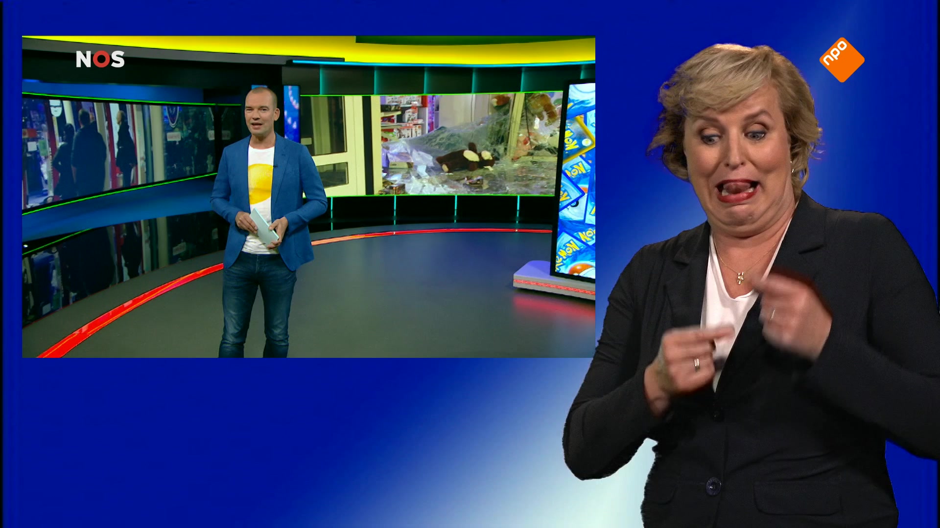 NOS Jeugdjournaal met gebarentolk